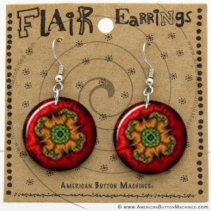 French Wire Earring Button Display